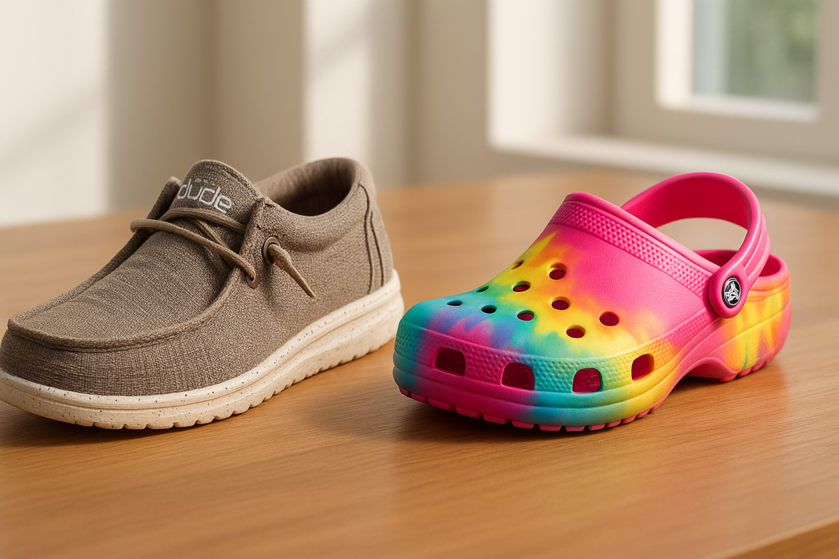 heu dude vs crocs