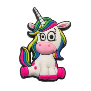 جیبیتز طرح تک شاخ سفید صورتی