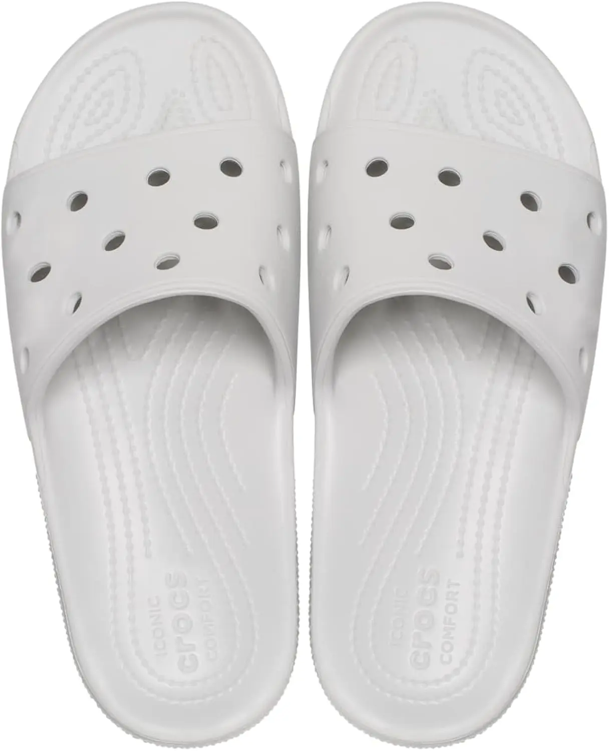 کراکس صندل کلاسیک اسلاید سفید5