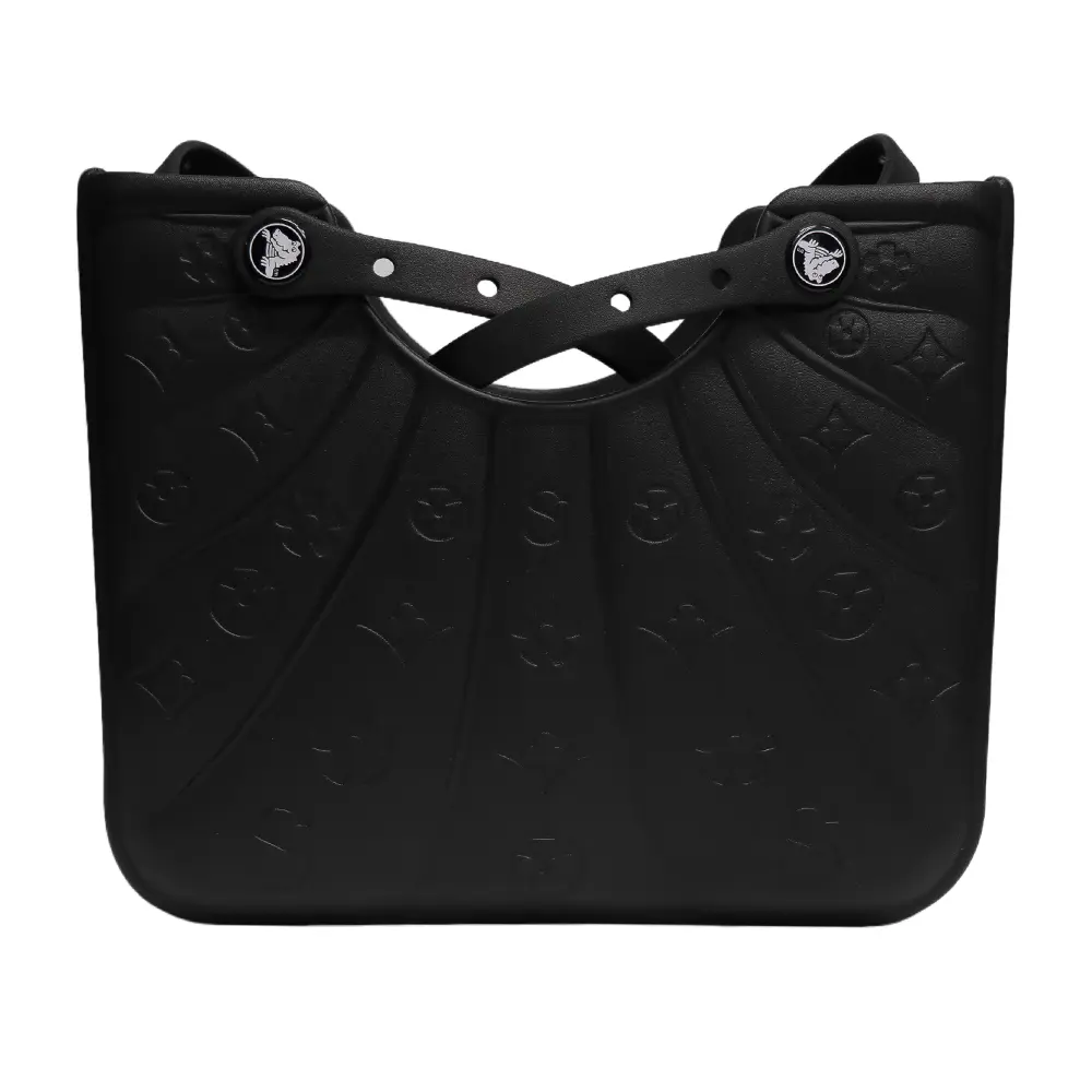 کیف کراکس طرح دار مشکی